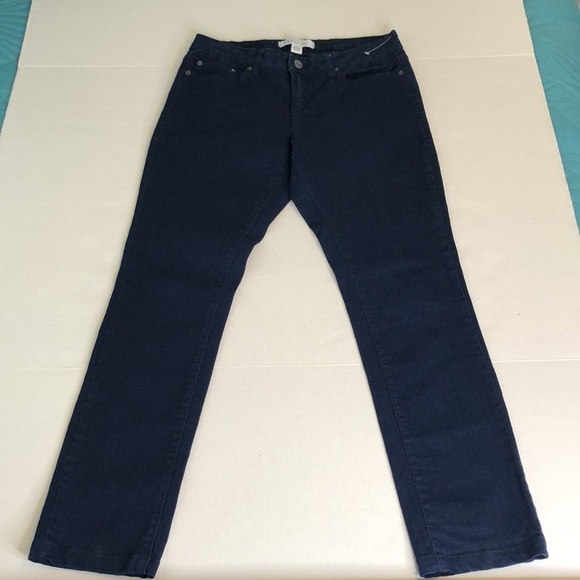 Kenneth Cole Reaction Women's Blue Straight Leg Dark Wash Stretch Jeans Size 6 - Picture 8 of 12